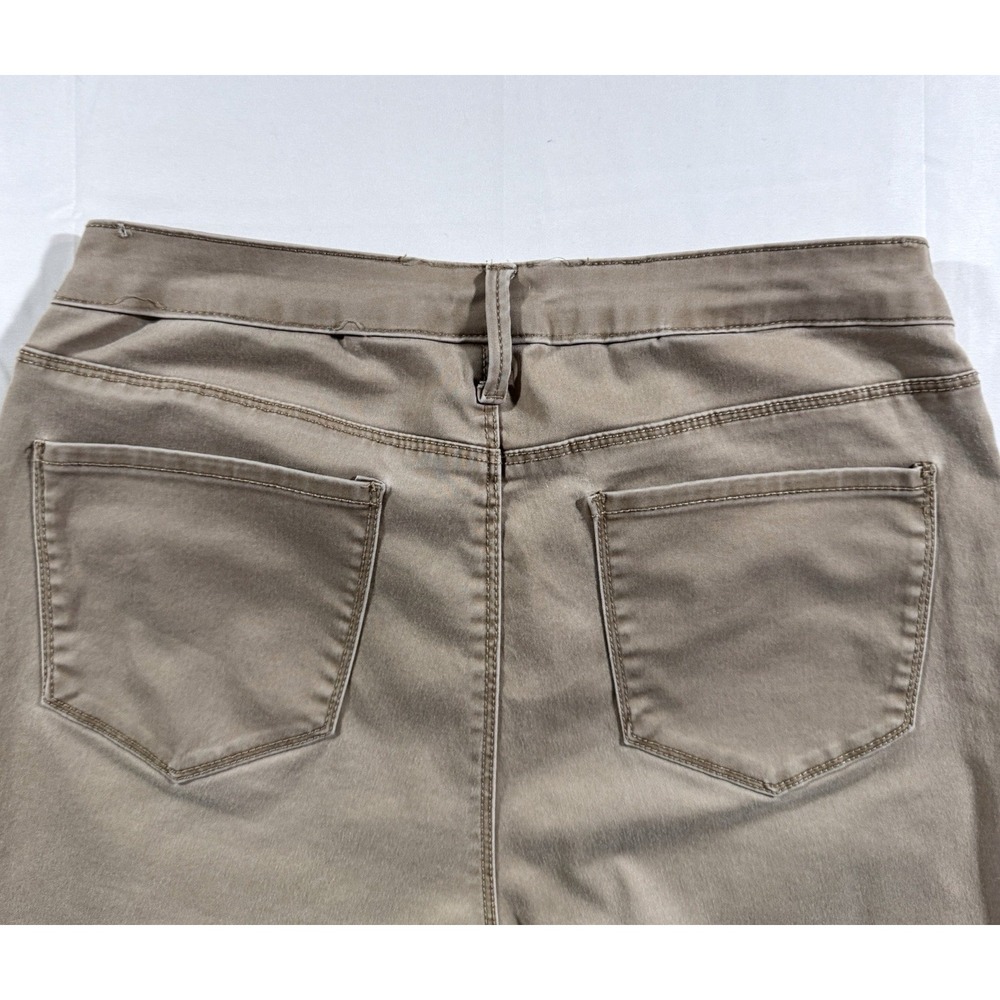 NYDJ Jeans Womens 10  Lift Tuck Tech Mid-Rise Straight Leg Tan Stretch Slimming‎ - Picture 8 of 14